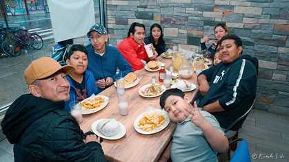 Family 26 at Tulcingo Restaurant National street