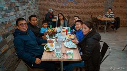 Family 47 at Tulcingo Restaurant National street
