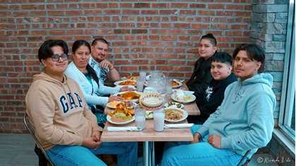 Family 48 at Tulcingo Restaurant National street